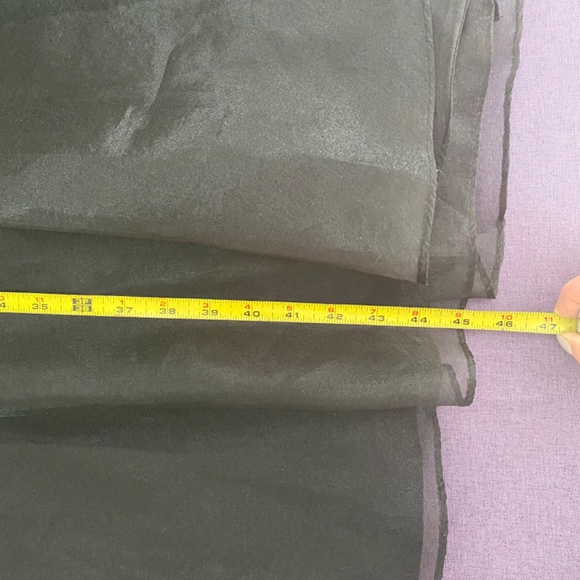 EUC JS Collections Black Formal Full-length Skirt Size 6 - Picture 9 of 12